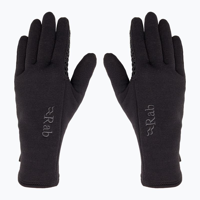 Men's trekking gloves Rab Power Stretch Contact Grip black 3