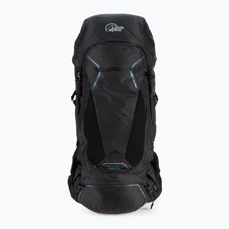 Lowe Alpine Manaslu 55:70 55+15 l men's trekking backpack black FBQ-04-BL-55