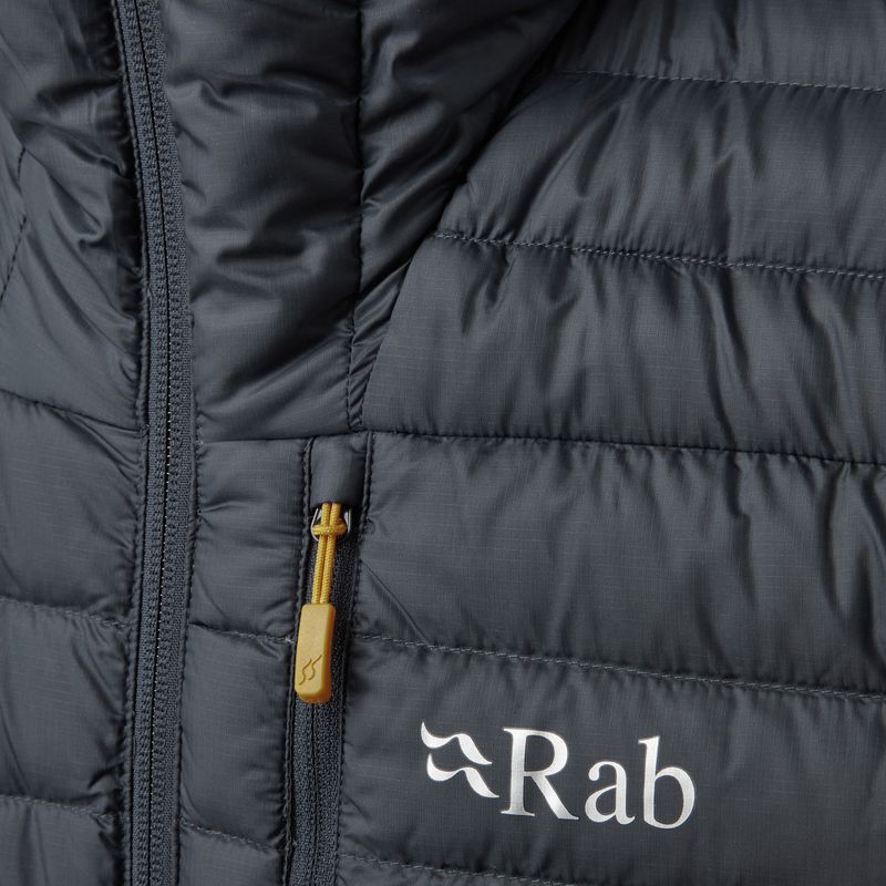 Men's Rab Microlight Alpine beluga down jacket 5