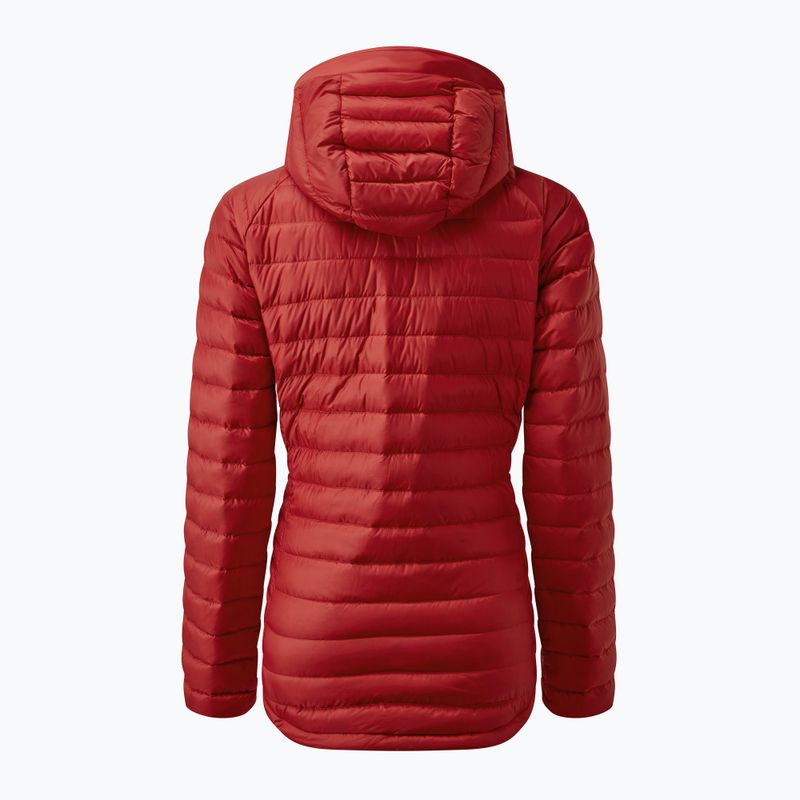 Women's down jacket Rab Microlight Alpine ascent red 3