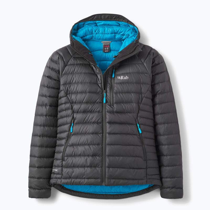Women's down jacket Rab Microlight Alpine Black 2