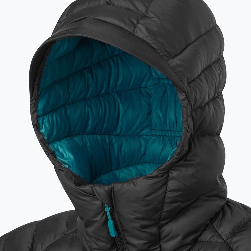 Women's down jacket Rab Microlight Alpine Black 4