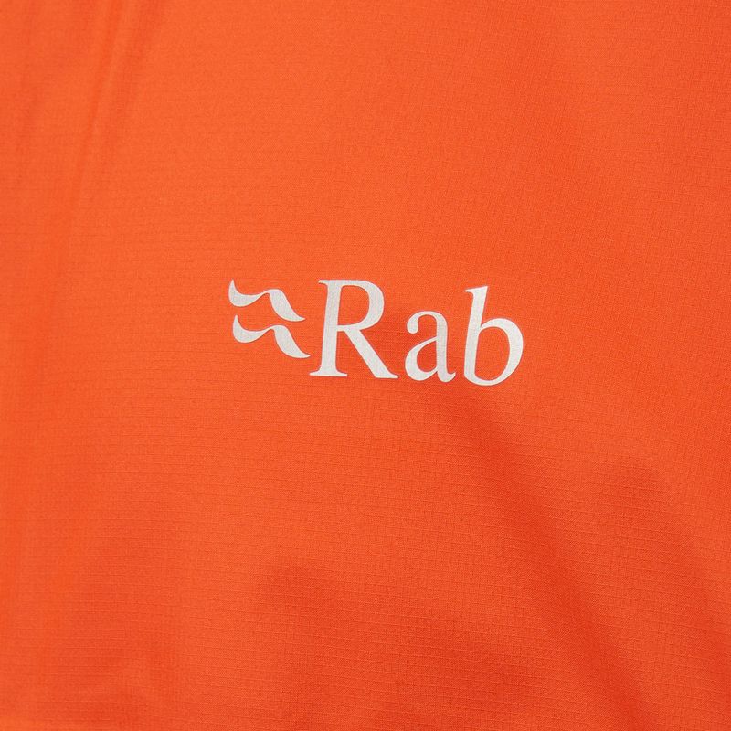 Rab Downpour Eco men's rain jacket orange QWG-82 8