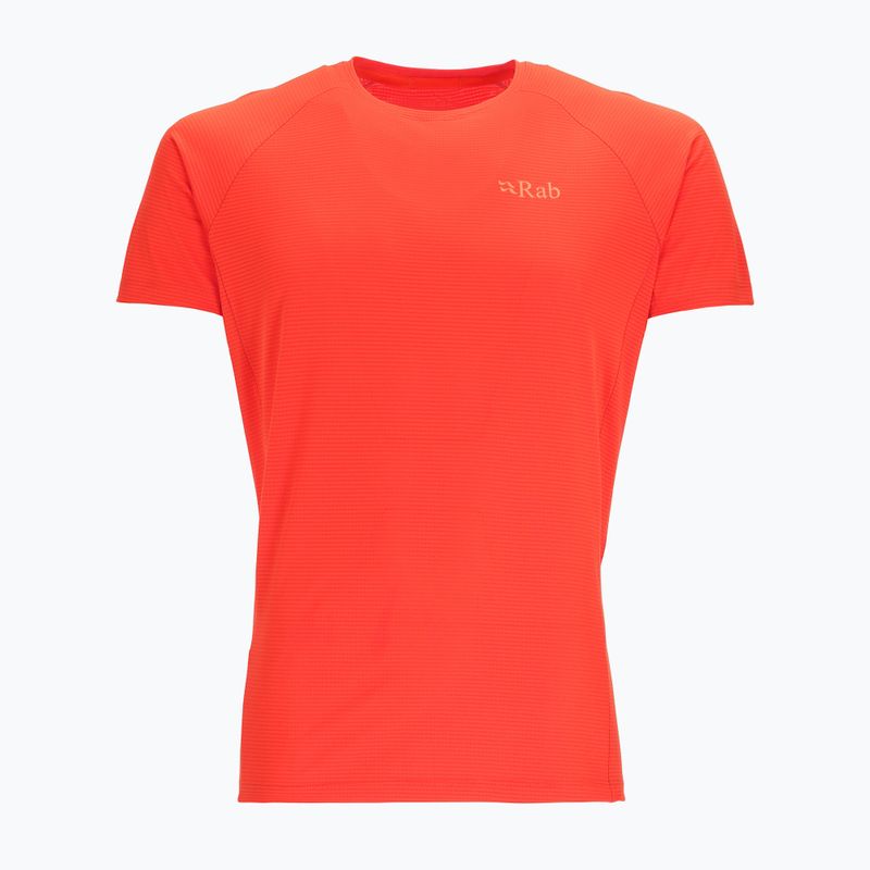 Rab Sonic men's trekking t-shirt red QBL-01-FCR 3