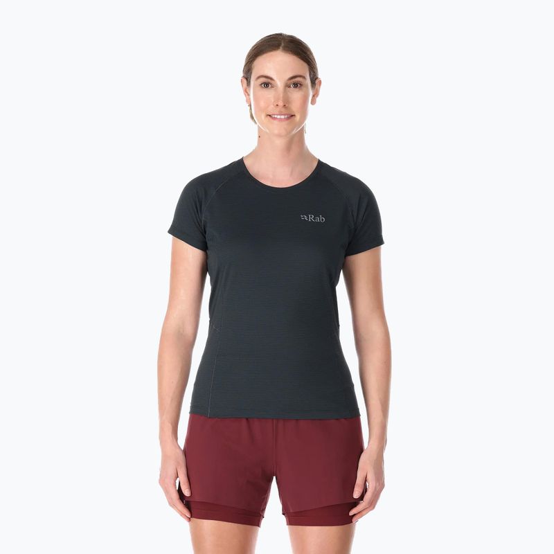 Women's trekking t-shirt Rab Sonic grey QBL-02 2