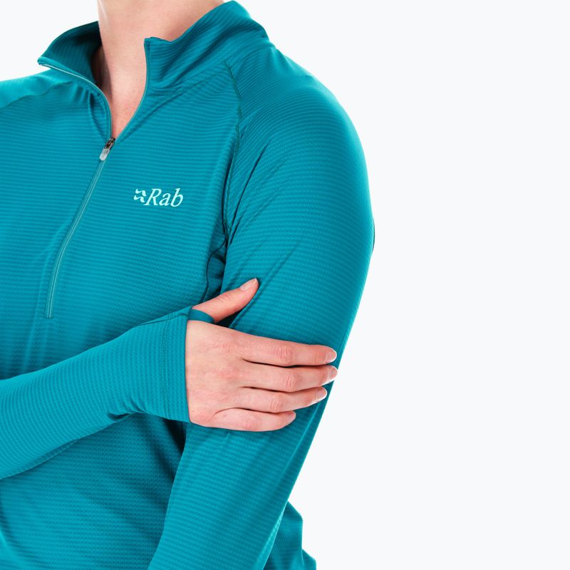 Women's Longsleeve Rab Sonic LS Zip ultramarine 5