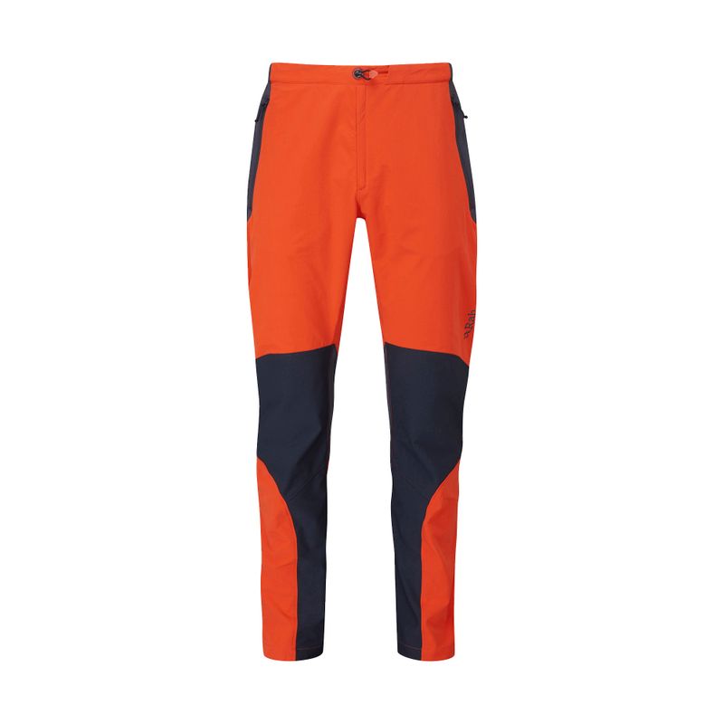 Men's trekking trousers Rab Torque orange/black QFU-69 3