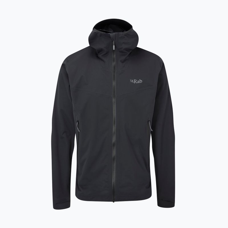 Rab Kinetic 2.0 beluga men's rain jacket 3