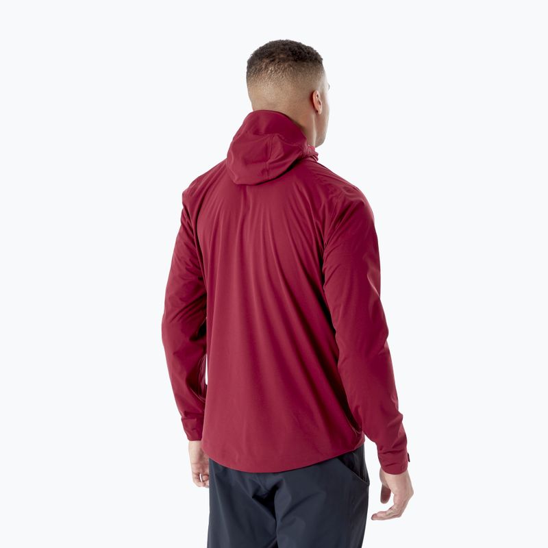 Rab Kinetic 2.0 men's rain jacket red QWG-74 2