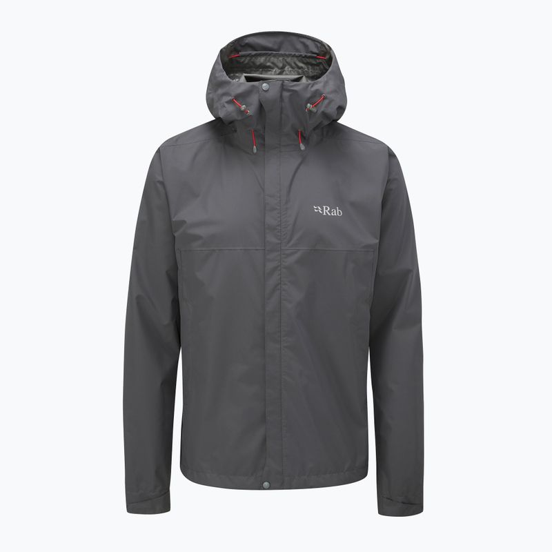 Rab Downpour Eco graphene men's rain jacket 3