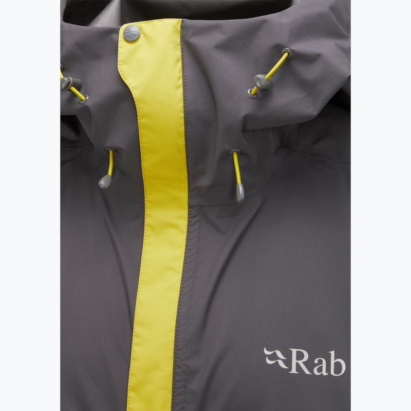 Rab Downpour Eco graphene/zest men's rain jacket 15