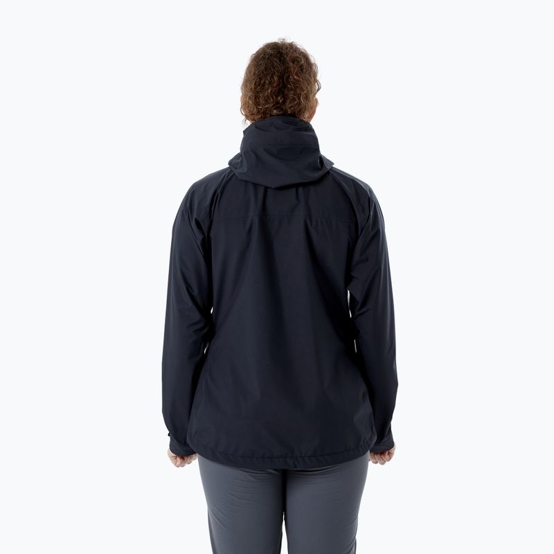 Women's rain jacket Rab Downpour Eco black 3