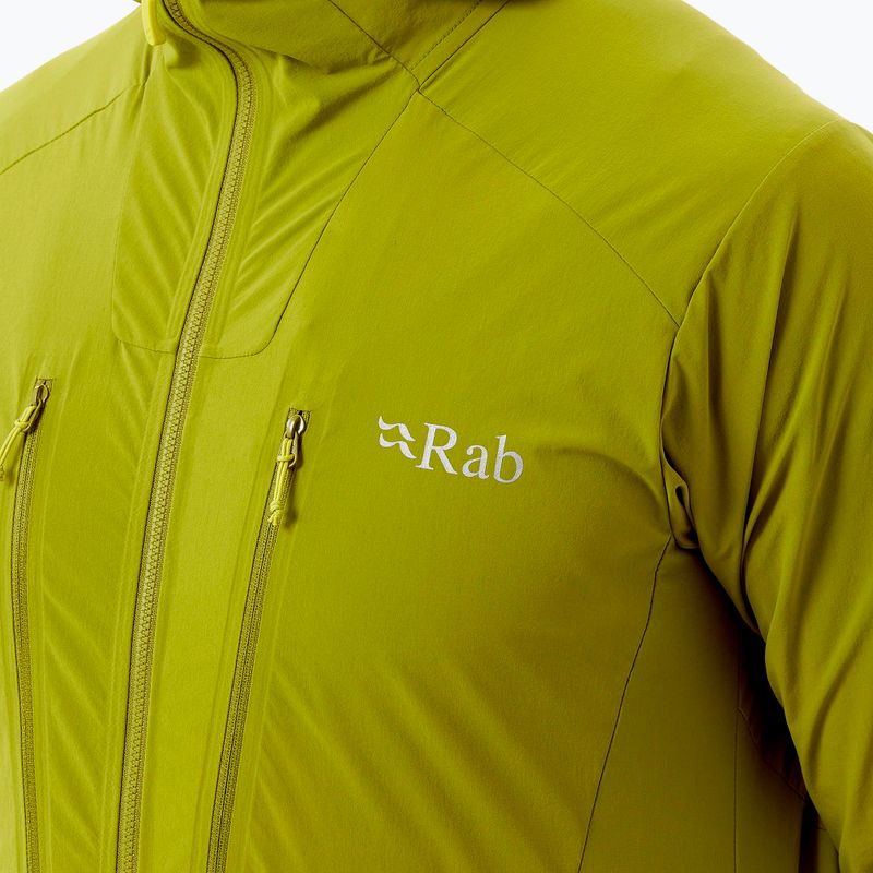 Rab Borealis men's softshell jacket green QWS-35 4