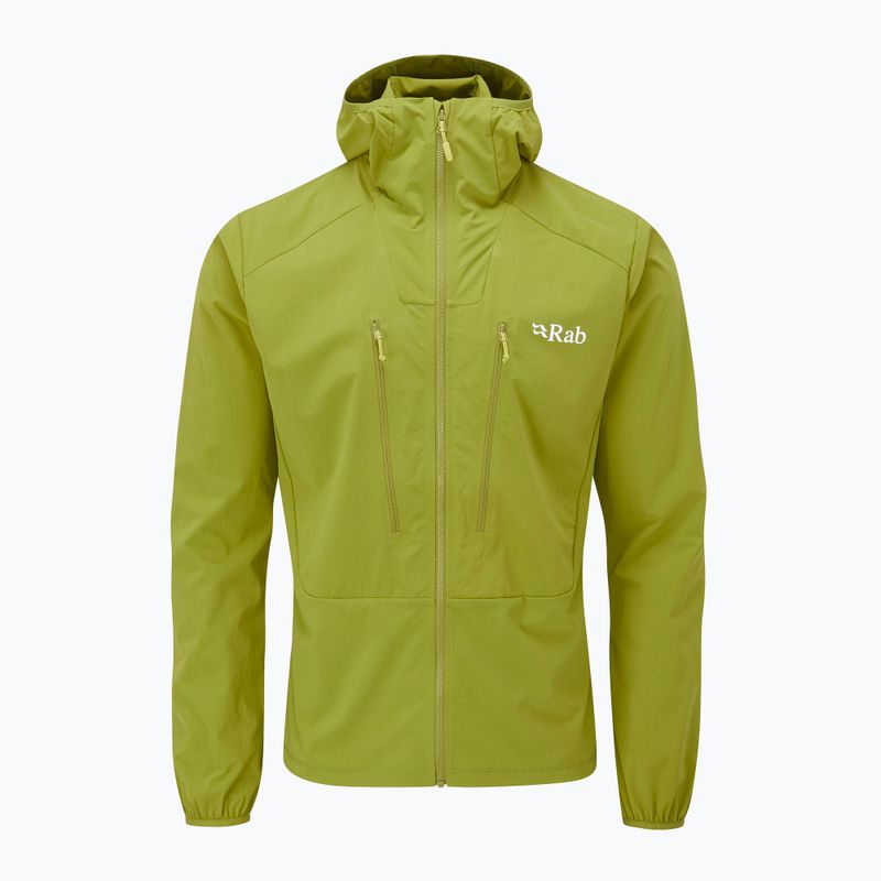 Rab Borealis men's softshell jacket green QWS-35 10