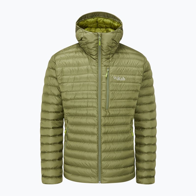 Men's Rab Microlight Alpine down jacket chlorite green 3