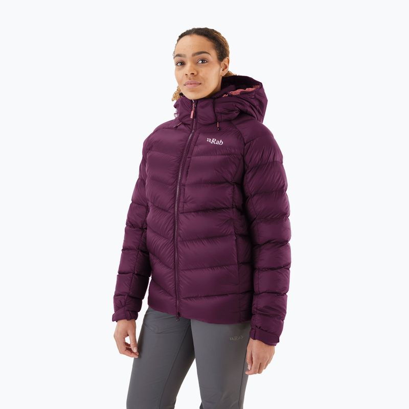 Women's down jacket Rab Axion Pro purple QDE-65-EGG-08