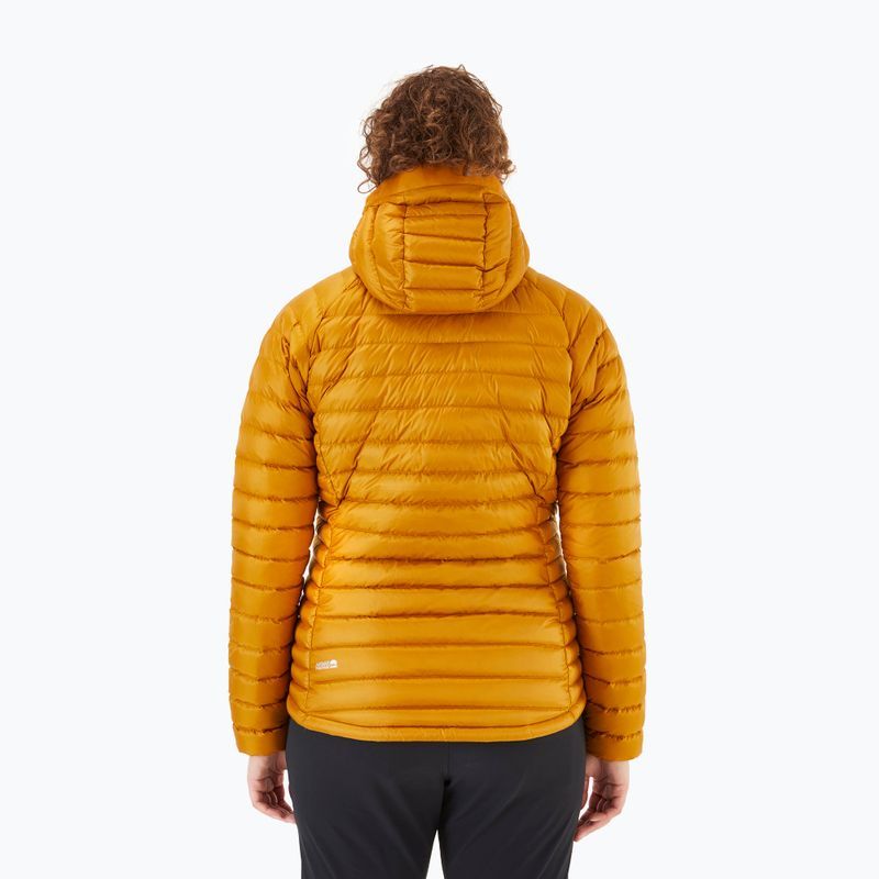 Women's down jacket Rab Microlight Alpine yellow QDB-13-DBN-08 8