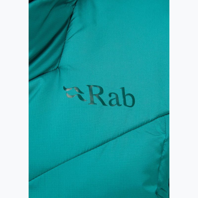 Women's insulated jacket Rab Nebula Pro storm green 6