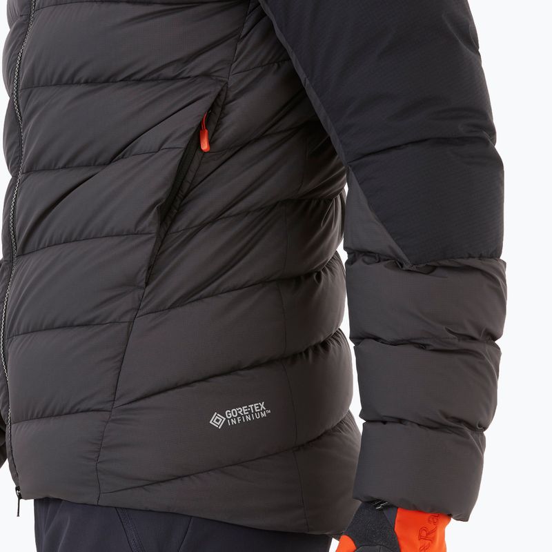 Men's Rab Infinity Alpine down jacket black/anthracite 9