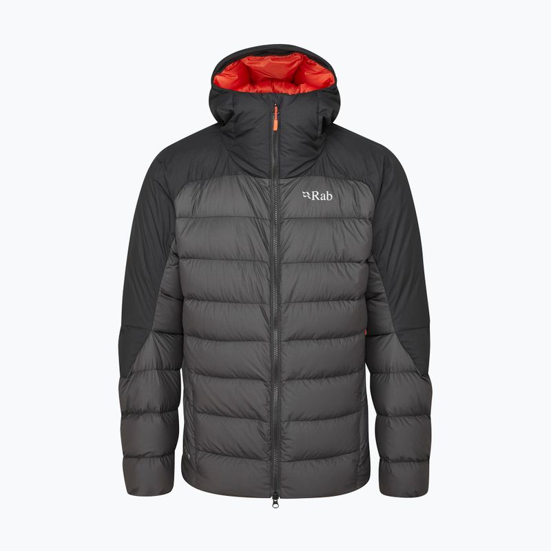 Men's Rab Infinity Alpine down jacket black/anthracite 11
