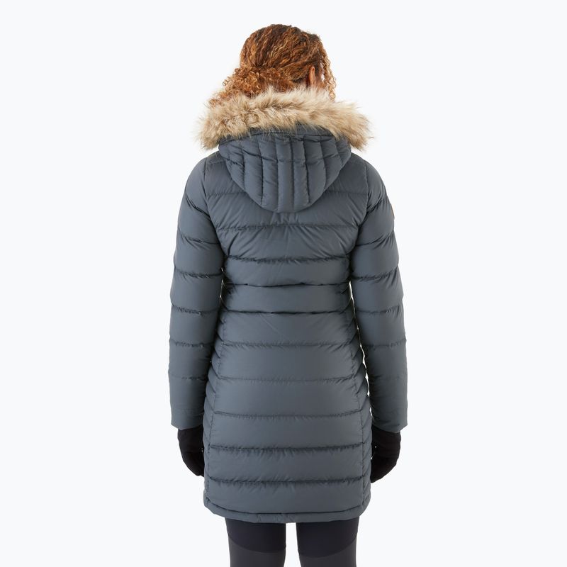 Women's down coat Rab Deep Cover Parka steel 2