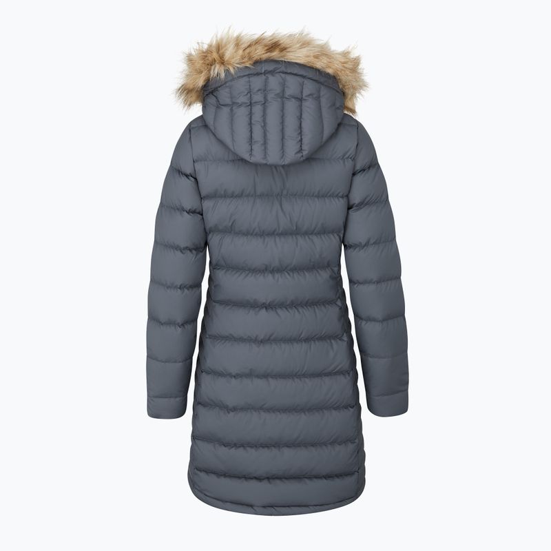 Women's down coat Rab Deep Cover Parka steel 4