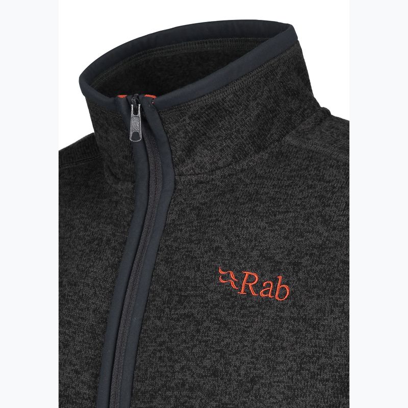 Men's Rab Quest sweatshirt anthracite 5