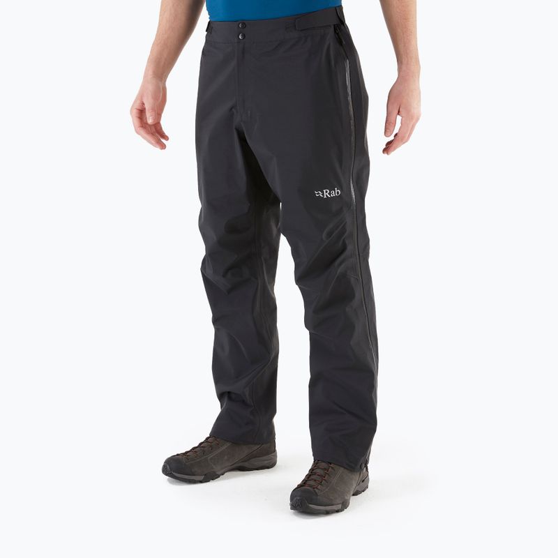 Rab Kangri GTX men's rain trousers black QWH-03