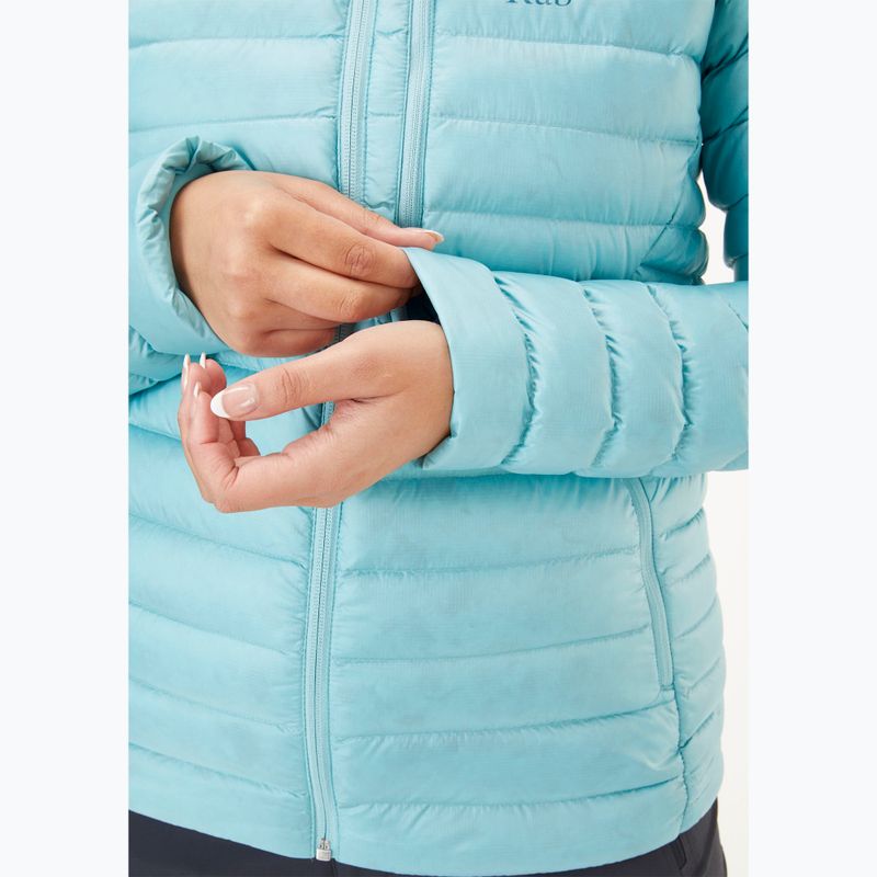 Women's Rab Microlight Alpine meltwater down jacket 8