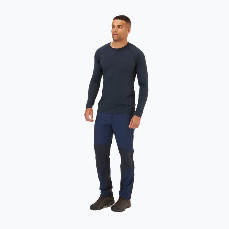 Men's trekking trousers Rab Torque navy blue QFU-69 3