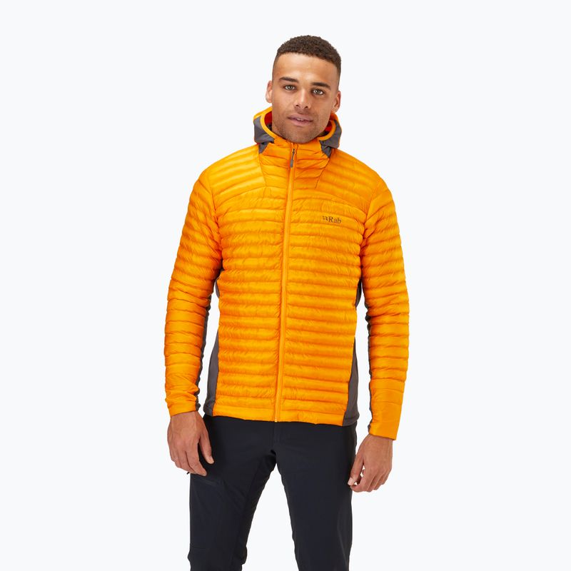 Rab Cirrus Flex 2.0 men's down jacket orange QIO-68-SUN