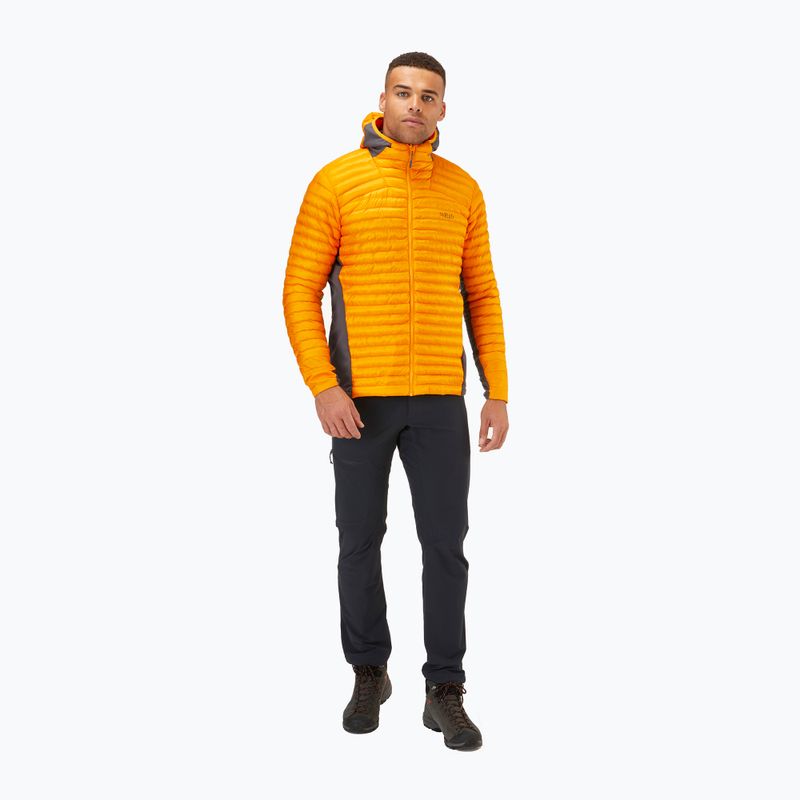 Rab Cirrus Flex 2.0 men's down jacket orange QIO-68-SUN 3