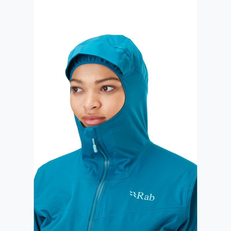 Women's rain jacket Rab Kinetic 2.0 ultramarine 5