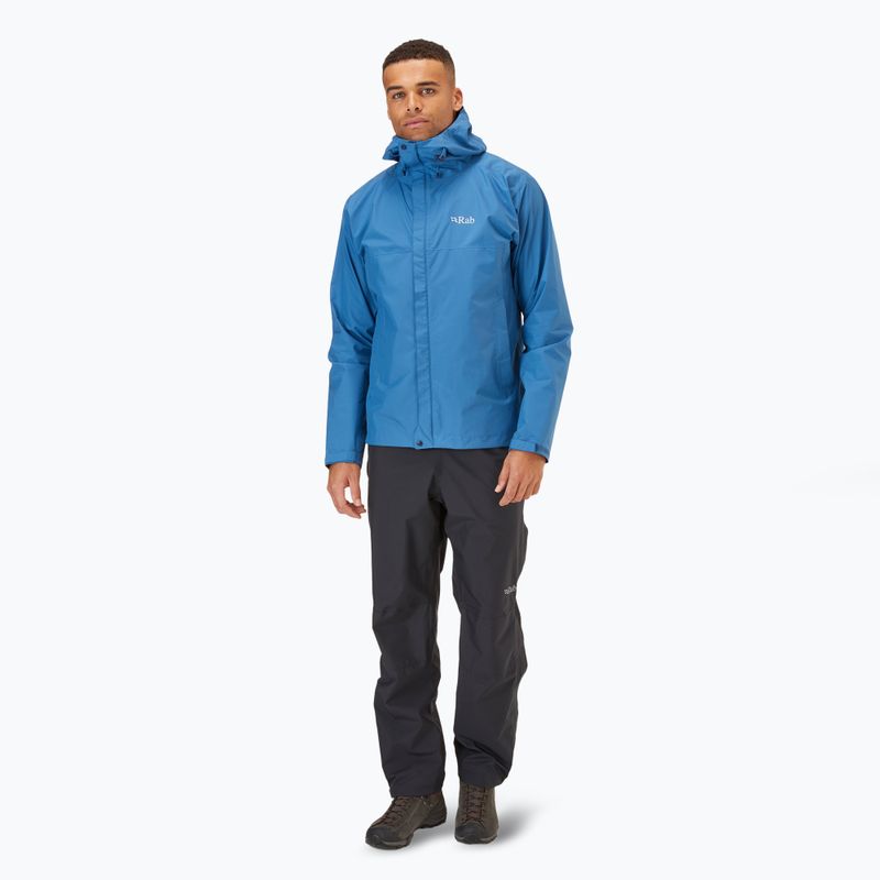 Rab Downpour Eco denim men's rain jacket 2