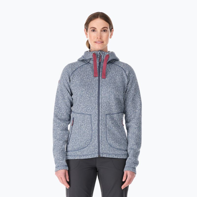 Women's sweatshirt Rab Amy Hoody bering sea