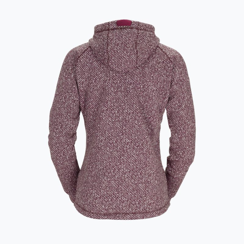 Women's Rab Amy Hoody sweatshirt rioja 4