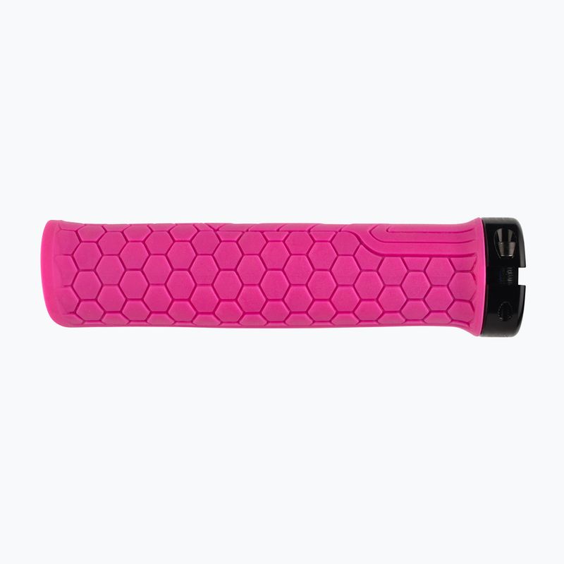 RACE FACE Getta magenta/black handlebar grips 3