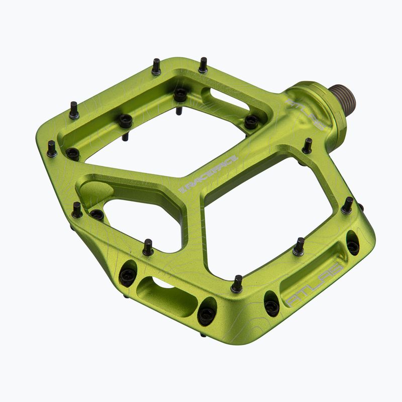 RACE FACE Atlas green bicycle pedals 2