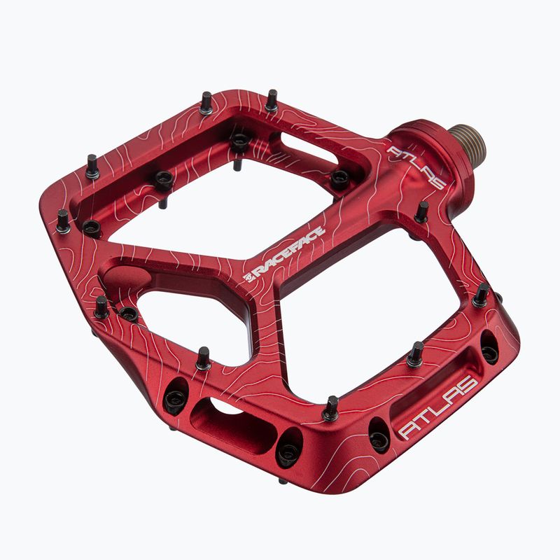 RACE FACE Atlas red bicycle pedals 2