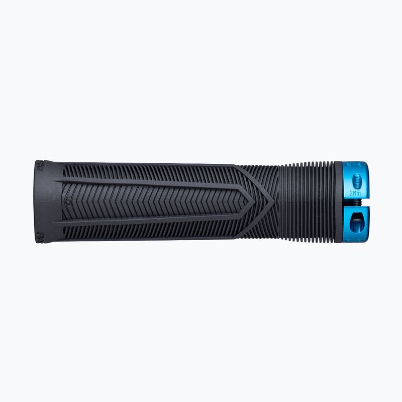 RACE FACE Chester black/turquoise handlebar grips 2