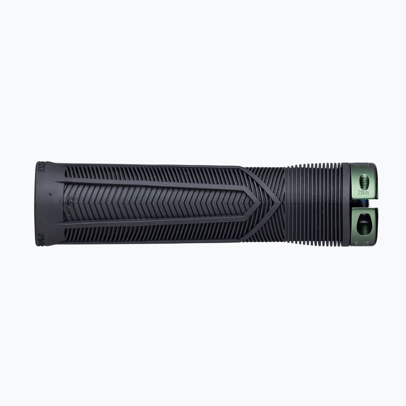 RACE FACE Chester black/forest green handlebar grips 2