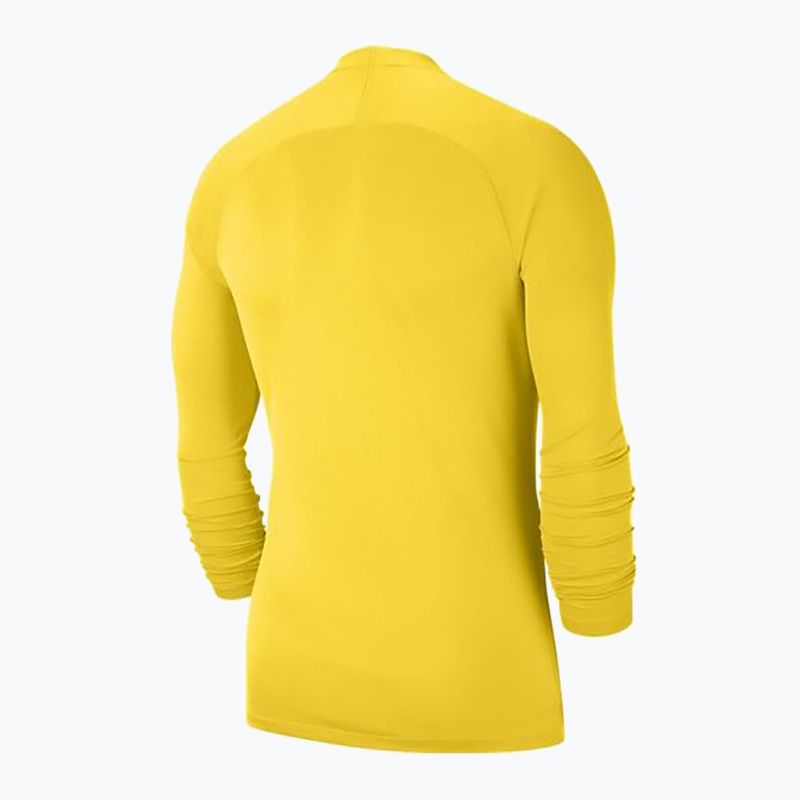 Men's Nike Dri-FIT Park First Layer tour thermal longsleeve yellow/black 5