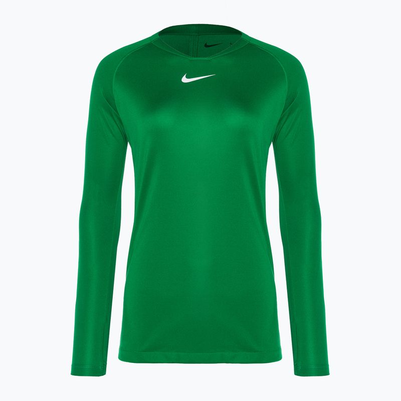 Women's thermoactive longsleeve Nike Dri-FIT Park First Layer LS pine green/white