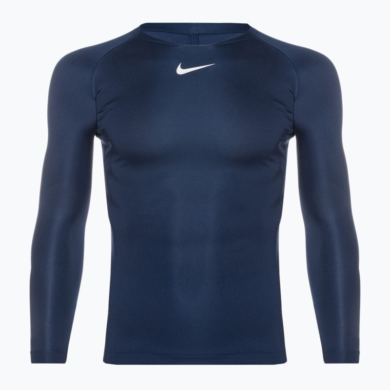 Women's thermoactive longsleeve Nike Dri-FIT Park First Layer LS midnight navy/white