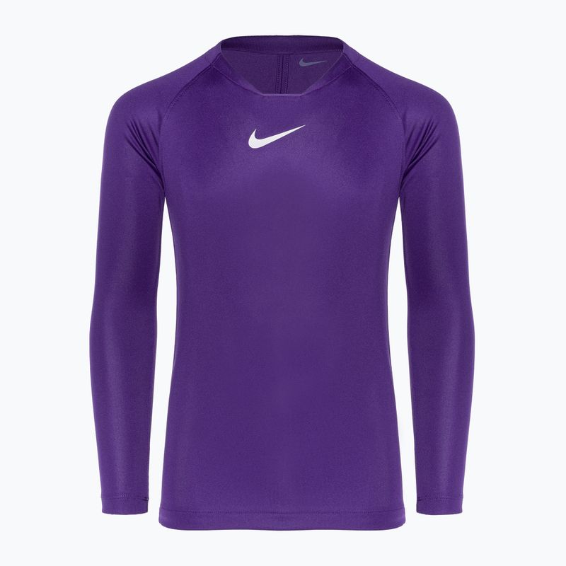 Nike Dri-FIT Park First Layer court purple/white children's thermal longsleeve