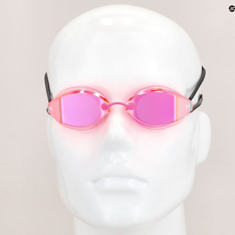 TYR Tracer-X Racing Mirrored pink/black swimming goggles LGTRXM_694 9