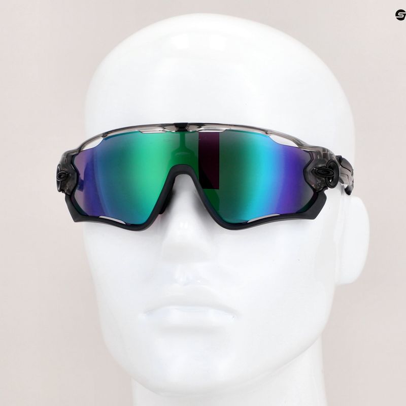 Oakley Jawbreaker grey ink/prizm road jade cycling glasses 0OO9290 7