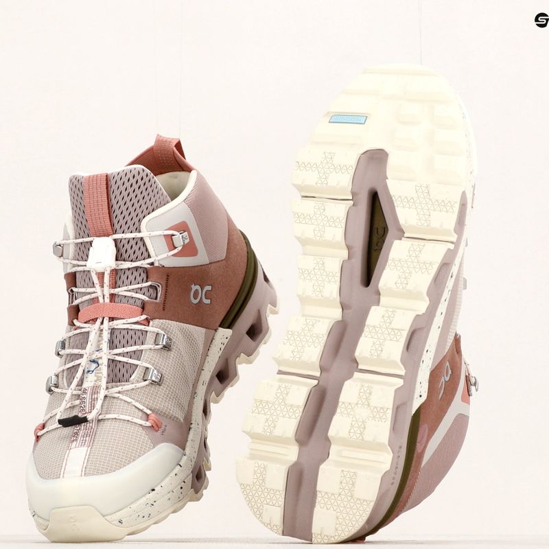 Women's trekking shoes On Cloudtrax beige 5399054 17