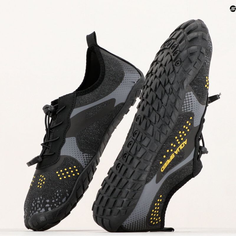 AQUA-SPEED Nautilus water shoes black-grey 637 12