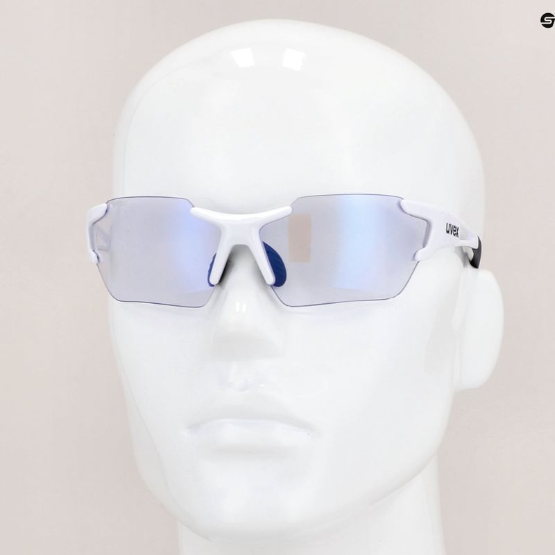 UVEX Sportstyle 803 Race S V white/litemirror blue cycling glasses 53/2/002/8803 11